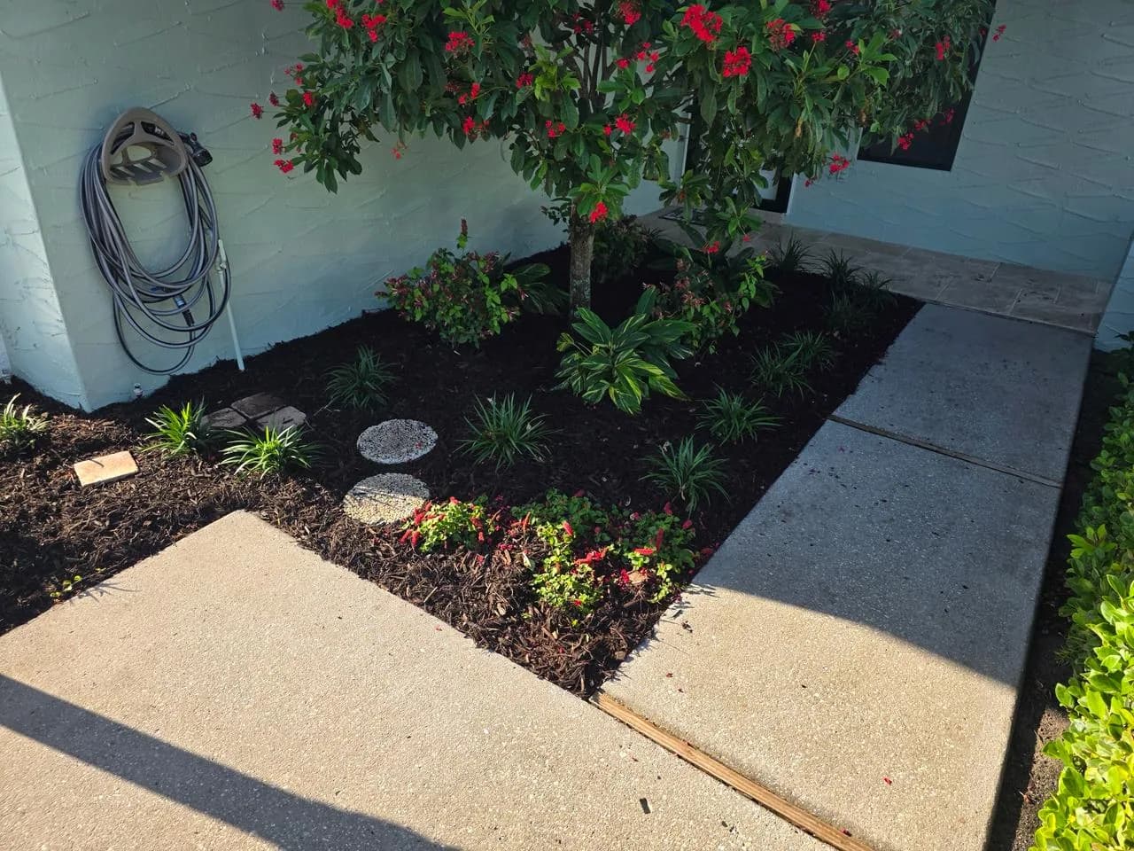 Entrance Walkway Bed